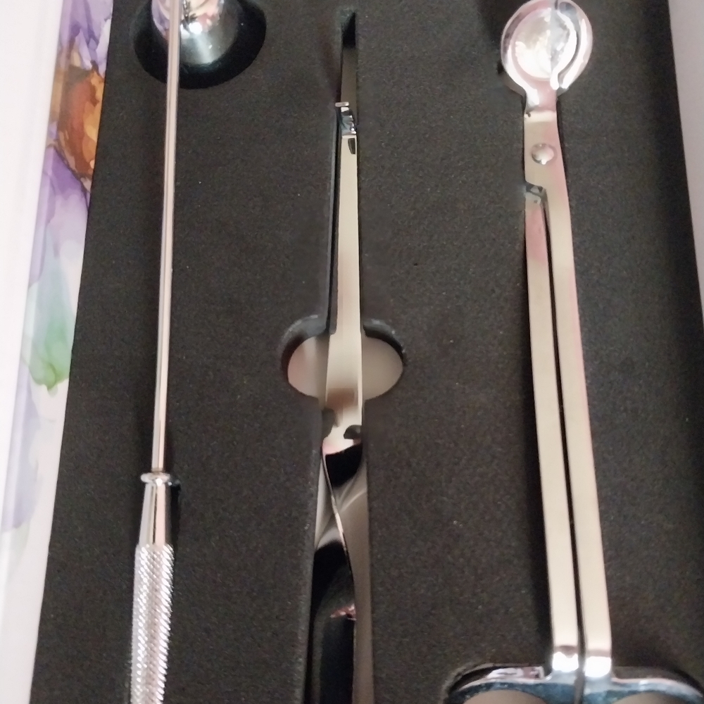 Candle tool set stainless steel